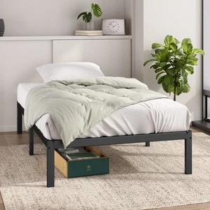 Zinus ELIAS Single Metal Platform Bed Frame Steel Slat Mattress Base - Picture 1 of 5