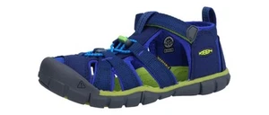Sandalia/zapatos de exterior Keen para niños Seacamp IICNX Y-azul blue depths/Chartreu (Azul - Imagen 1 de 5