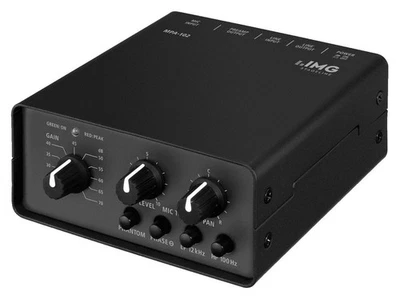 IMG Stageline MPA-102 Mikrofon Vorverstärker 1-Kanal Low-Noise XLR Bühne Studio - Bild 1 von 2