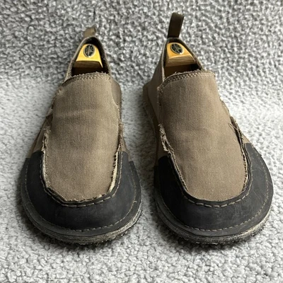 Korkers Zapatos Para Hombres 10 Marrón Drifter Moc Lona Goma Guardabarros OS4110 Foto 1 de 4