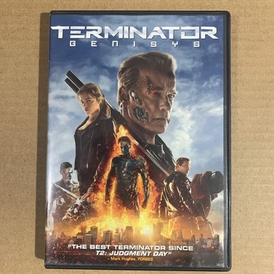 Terminator Genisys (DVD, 2015) Arnold Schwarzenegger Emilia Clarke Action Sci-Fi - Image 1 of 4