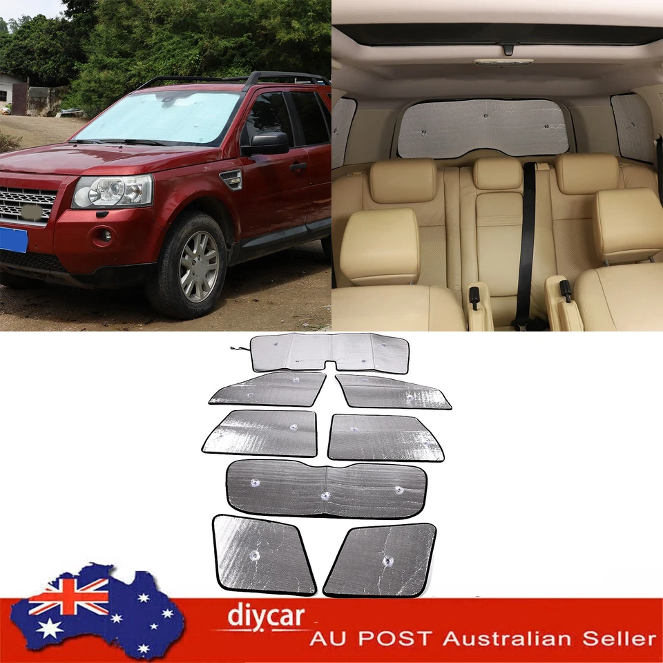 Front Rear Windshield Side Window Sun Shade for LAND ROVER FREELANDER 2 2007-16 - image 1 of 4
