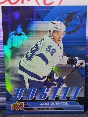 25-26 Upper Deck Jake Guentzel Bustle 🚨🚨🚨 Tampa Bay Lightning  - Image 1 of 2