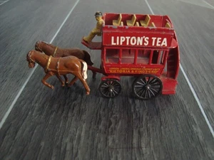 Matchbox Models Of Yesteryear Series 1 Y-12 Horse Drawn Bus Liptons - Picture 1 of 5