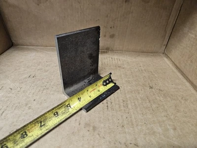 (Cantidad 2) Soporte de hierro ángulo de acero HD 3×5. 4" de largo, 1/4" de grosor. ¡Seld On!  Foto 1 de 4