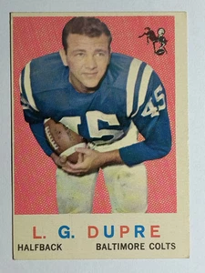 1959 Topps #163 L.G. Dupre (VGEX) - Imagen 1 de 2