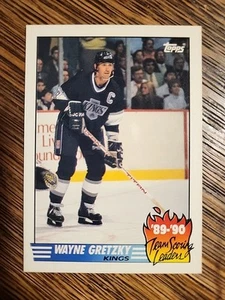 1990-91 Topps #12 Wayne Gretzky Team Scoring Leaders - Picture 1 of 2