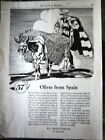 1924 H. J. Heinz Company Olives from Seville Spain Donkey Art Ad