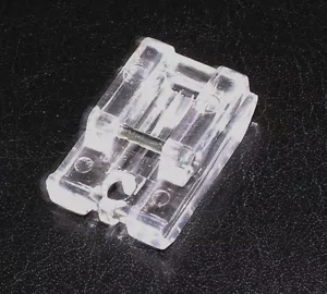 Snap-on CLEAR Concealed / Invisible ZIPPER FOOT * BERNETTE * RICCAR * Dressmaker - Picture 1 of 2