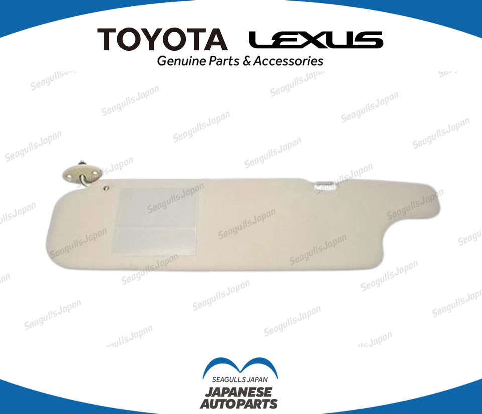 Parasol izquierdo marfil 74320-60300-A0 TOYOTA OEM RHD Land Cruiser 70 FJ70 BJ70 Foto 1 de 1