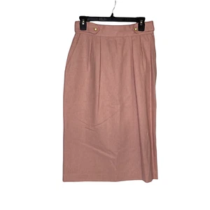 Gonna SK & Company taglia 10 donna donna linea A rosa lana elasticizzata - Foto 1 di 7