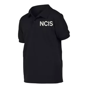Military schwarzes Poloshirt Poloshirt NCIS MARINE CRIMINAL INVESTIGATIVE SERVICE  - Bild 1 von 2
