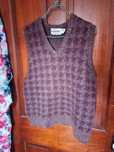 Vintage Mcgregor Vest Size Large Wool Acrylic Mens Top - Picture 1 of 8