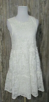 Speechless Women’s Floral Dress Sleeveless Size Small Ivory Boho Western Hippie - Image 1 of 4