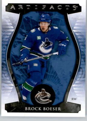 2023-24 Upper Deck Artifacts #43 Brock Boeser Vancouver Canucks - Image 1 of 2