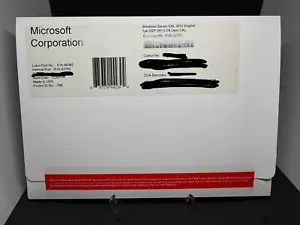 Microsoft Windows Server CAL 2012 English 1PK DSP OEI 5 CLT USER CAL #R18-03755 - Picture 1 of 1