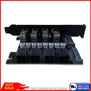 Free PCI Bit Expansion Power Expansion Card with SATA Cable Power Control Switch - Photo 1/12