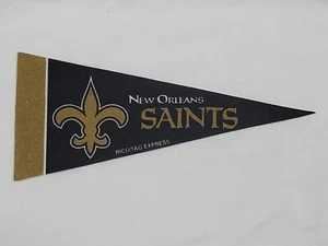 New Orleans Saints Felt Mini Pennants, 4" x 9" - Licensed by Rico - Made In USA - Picture 1 of 1