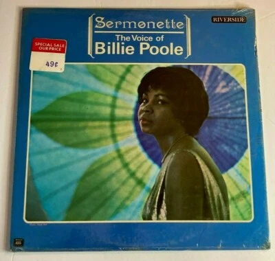 The Voice Of BILLIE POOLE Sermonette LP Vinyl Record Riverside 425 SEALED Soul - Image 1 of 2