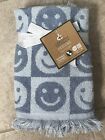 DEBORAH CONNOLLY SMILEY FACE HAND TOWELS - SET OF 2 - NWT