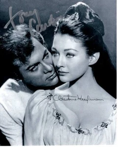 TONY CURTIS y CHRISTINE KAUFMANN Foto Firmada Autografiada 8x10 TARAS BULBA - Imagen 1 de 1