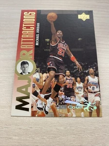 1995-96 Upper Deck Major Attractions Electric Court Michael Jordan Charlie Sheen - Bild 1 von 2