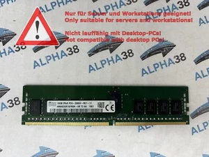 SK Hynix 16 GB DDR4-2666 PC4-21300V-R HMA82GR7AFR8N-VK CL19 2Rx8 RAM Server - Foto 1 di 1