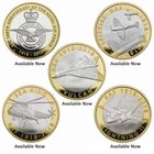 2018 RAF 100th Anniversary £2 BU Coins F-35 Vulcan Spitfire BU Packs Royal Mint