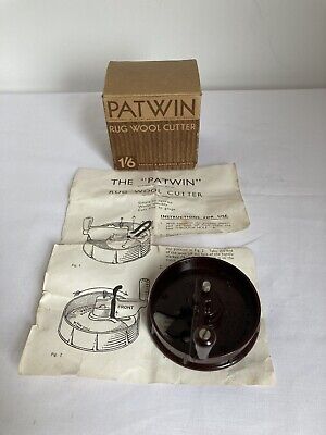 Vintage Patwin - Bakelite - Rug Wool Cutter - Paton & Baldwin - Boxed - British • 8.73€