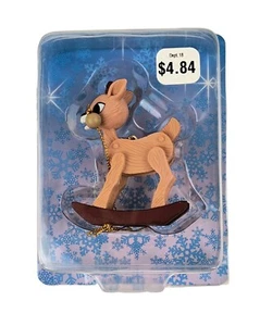Rudolph the Red Nosed Reindeer Rocking Horse Christmas Ornament Enesco Vtg 1992 - Picture 1 of 2