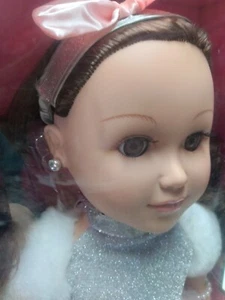 Nueva muñeca My Life 2018 nueva en caja hermosa ❄ Princesa de invierno ❄ cabello moreno 18" de alto - Imagen 1 de 24
