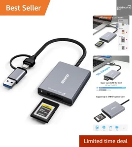 CFexpress Typ A Kartenleser 2-in-1 USB-C/USB-A mit 10 Gbit/s Geschwindigkeit - Bild 1 von 10