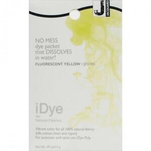 Jacquard - iDye Fabric Dye - 100% Natural Fabric iDye - Fluorescent Yellow