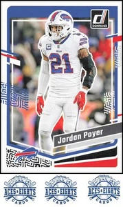 2023 Donruss Jordan Poyer Buffalo Bills #31 - Picture 1 of 2