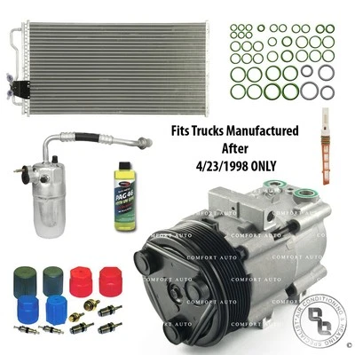 Nuevo kit de compresor de aire acondicionado compatible con: 1998 1999 2000 2001 Ford F-150 V8 4,6 L y 5,4 L Foto 1 de 4