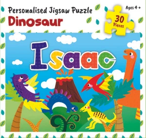 Personnalisé Puzzle Isaac Dinosaures Dino Dragons - Photo 1/1