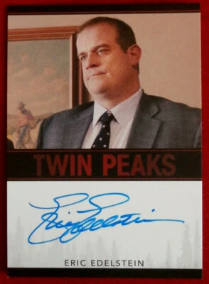 TWIN PEAKS - ERIC EDELSTEIN - Hand Signed Autograph Card LIMITED EDITION - Image 1 of 2