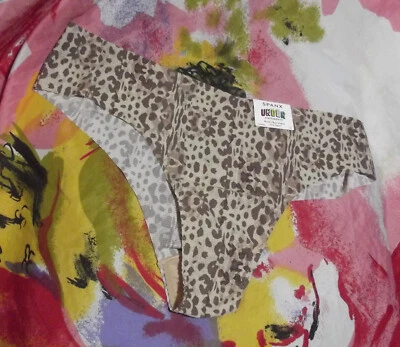 NUEVO PANTY TANGA SPANX 40040R TALLA GRANDE ANIMAL DESNUDO BAJO DECLARACIONES 1X Foto 1 de 2
