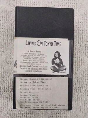 RARE PROMO Living on Tokyo Time VHS Tape 1987 Steven Okazaki Personal Copy! - Image 1 of 4