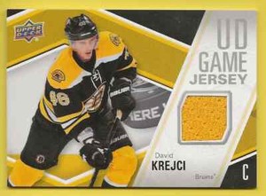 2011-12 Upper Deck UD Game Jersey David Krejci