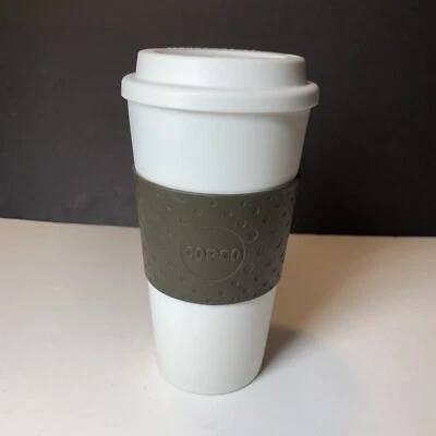 Caneca de viagem Copco Acadia isolamento duplo manga antiderrapante sem BPA 16 oz marrom - Imagem 1 de 4