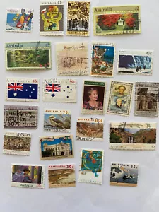 Australian stamps postally used. Selection of 38 stamps from 1990-2000 - Picture 1 of 2