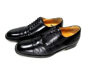 Melzan, Malagra, puntera con cinco ojales, Oxford, pantorrilla/ciervo, color: negro, talla: 11 M - Imagen 1 de 11