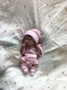 FULL BODY Miniature SILICONE BABY Girl - Picture 1 of 22