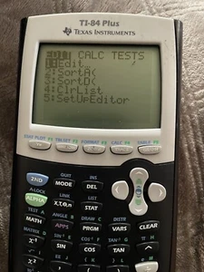 Calculadora Gráfica Texas Instruments TI-84 Plus - Negra Probada Funcionando - Imagen 1 de 3