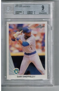 1990 Gary Sheffield Leaf BGS 9 - Picture 1 of 2