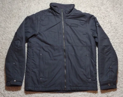 Chaqueta mediana para hombre Columbia Beacon Stone resistente al agua forrada Sherpa gris Foto 1 de 4