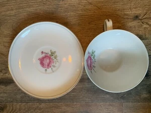 Vintage ROSE Teacup and Saucer Floral Pattern ☕️ Imperial Rose Collectible - Picture 1 of 10