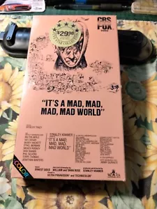 VHS It’s a Mad, Mad, Mad, Mad World...BRAND NEW FACTORY SEALED..."RARE"... - Picture 1 of 7