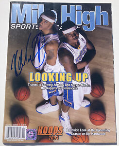 KENYON MARTIN Denver Nuggets Signed / Autographed 2004 Mile High Sports Magazine